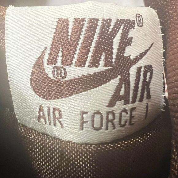 Nike Air Force 1 '07 LX Sneakers Brown Plaid Cacao US 15 Fall Streetwear Rare - Picture 8 of 12